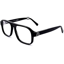 メガネ Moncler Spectacle Frame ML5058 068 Soltex Retro Amazon.com: Moncler Rectangular Eyeglasses ML5198 001 Black